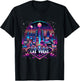 Las Vegas Nevada Shirt NV Family Trip 90s Retro City Skyline T-Shirt - T-Shirt | Black