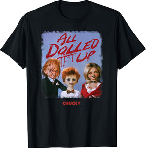 Chucky Family All Dolled Up T-Shirt - T-Shirt | Black