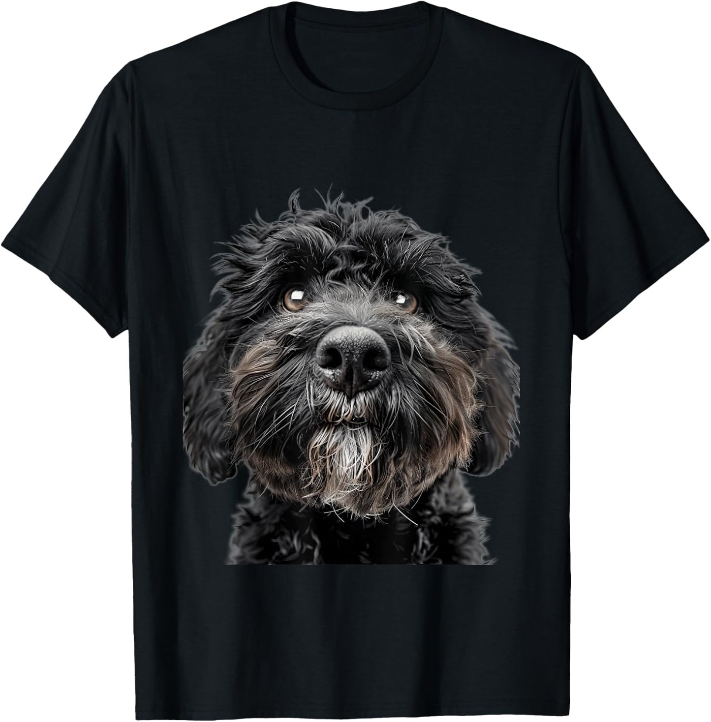 Portuguese Water Dog , Small, Black T-Shirt - T-Shirt | Black