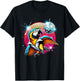 Aesthetic Macaw Disco T-Shirt - T-Shirt | Black