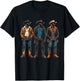 Black Cowboy Western Rodeo Melanin Black History Texas Men T-Shirt - T-Shirt | Black
