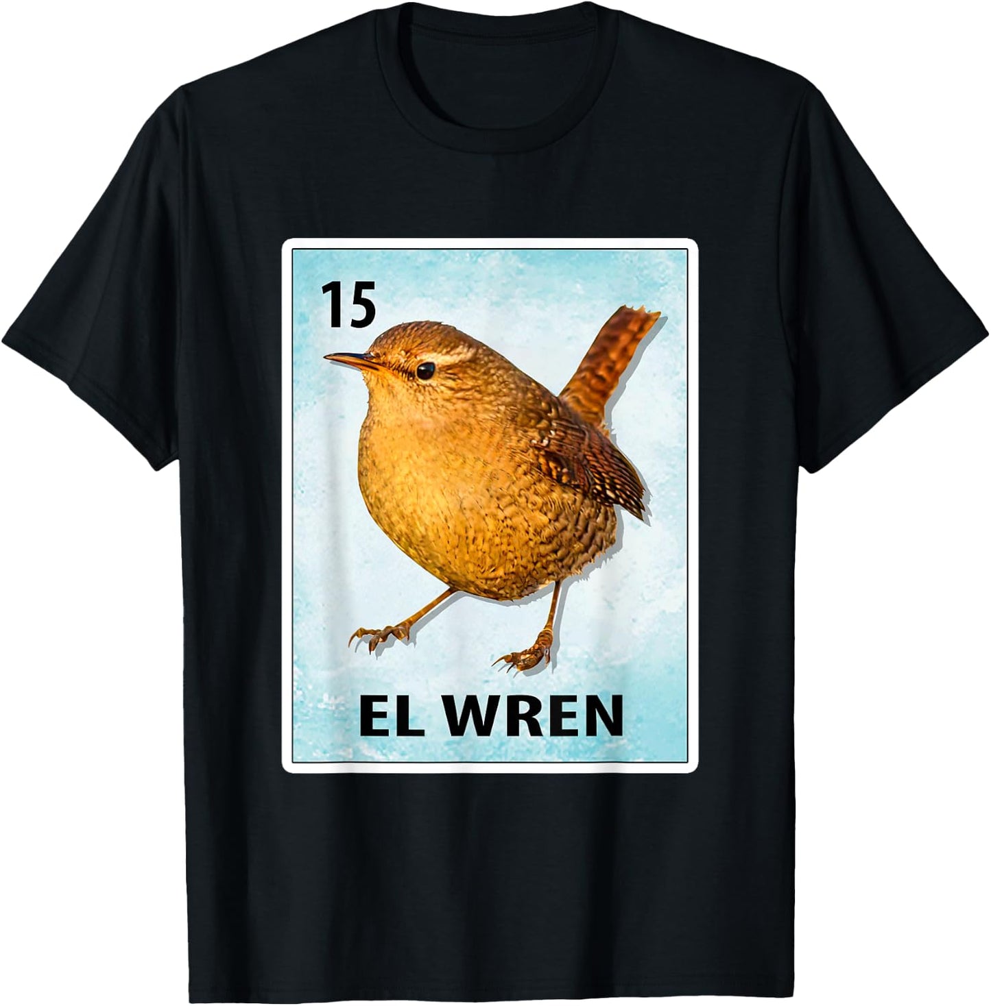 El Wren Mexican Wren Cards T-Shirt - T-Shirt | Black