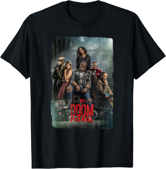 Doom Patrol Band Of Super-Powered Freaks Poster T-Shirt - T-Shirt | Black