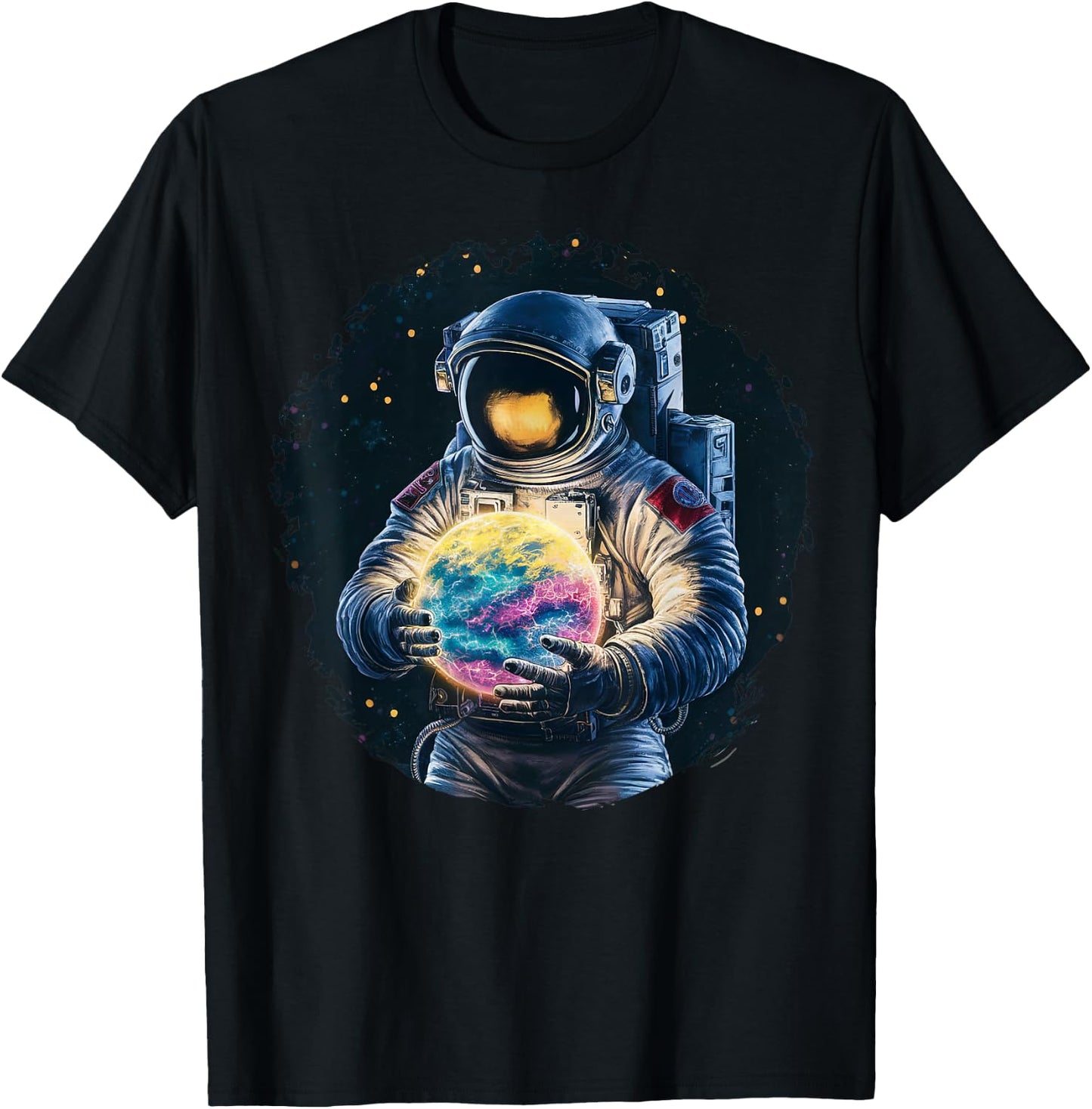 Astronaut Planet Science Space Funny Gifts Women Kid T-Shirt - T-Shirt | Black