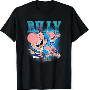 The Grim Adventures of Billy and Mandy Billy Retro Montage T-Shirt - T-Shirt | Black