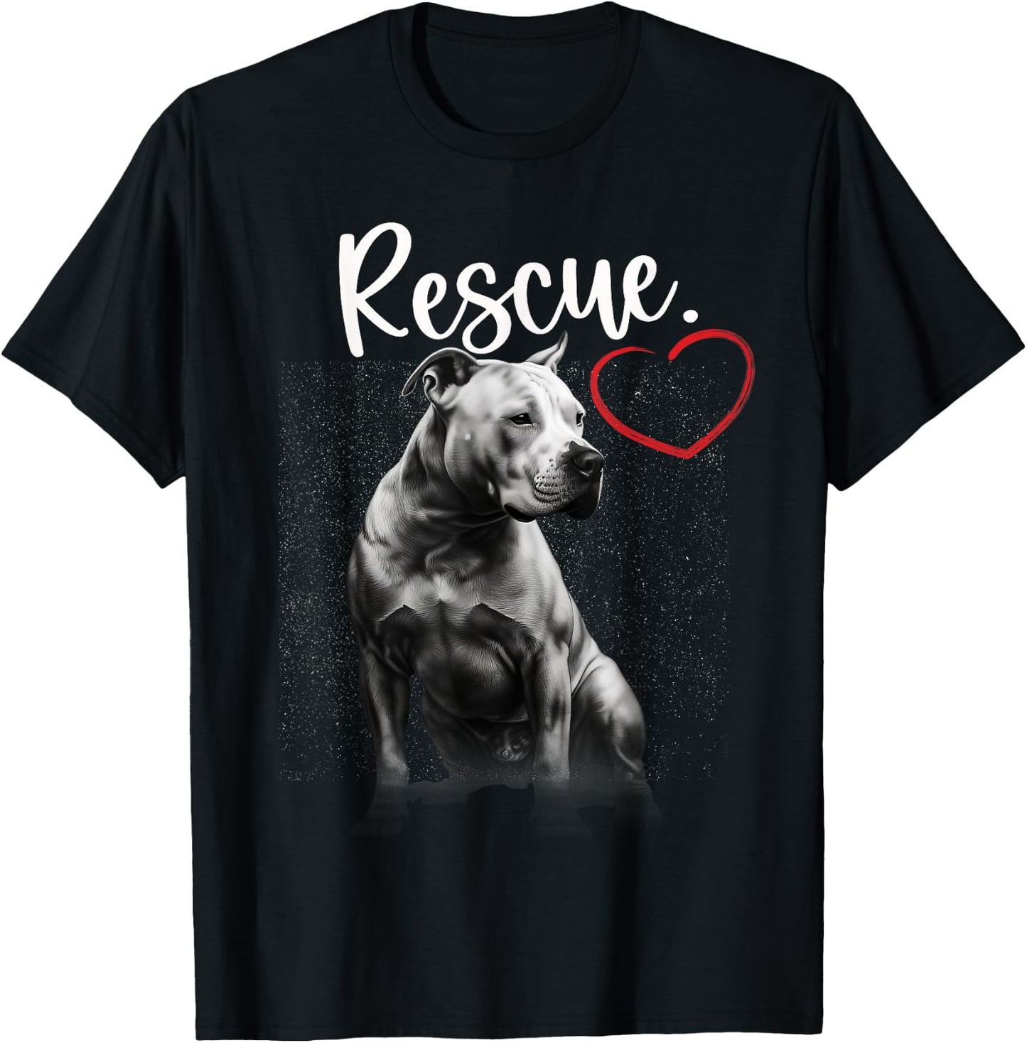 Pitbull Rescue Pittie Lover Pitbull Terrier Owner T-Shirt - T-Shirt | Black