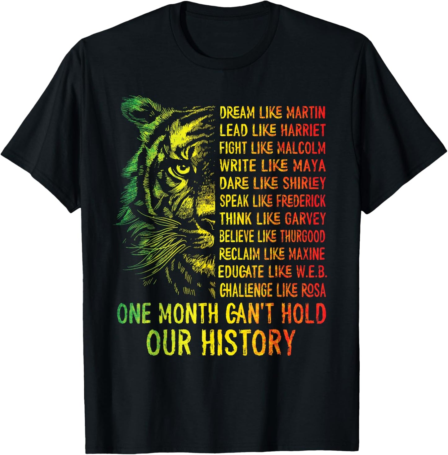 Black History Shirts-Black History Month Dream Like Martin T-Shirt - T-Shirt | Black