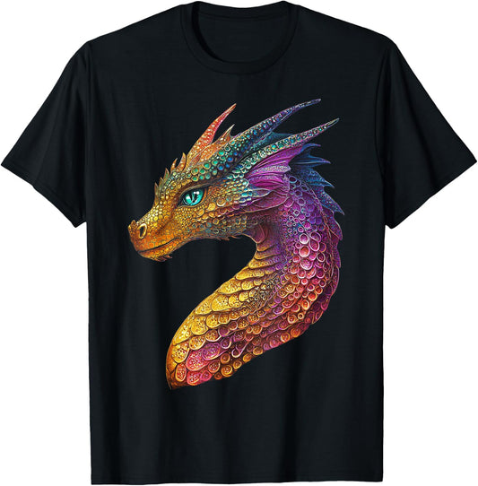 Feydragon Dragon Graphic Mythical Art Feydragon T-Shirt - T-Shirt | Black