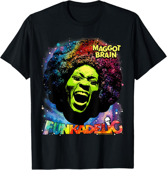 George Clinton Funky Maggot Brain T-Shirt - T-Shirt | Black