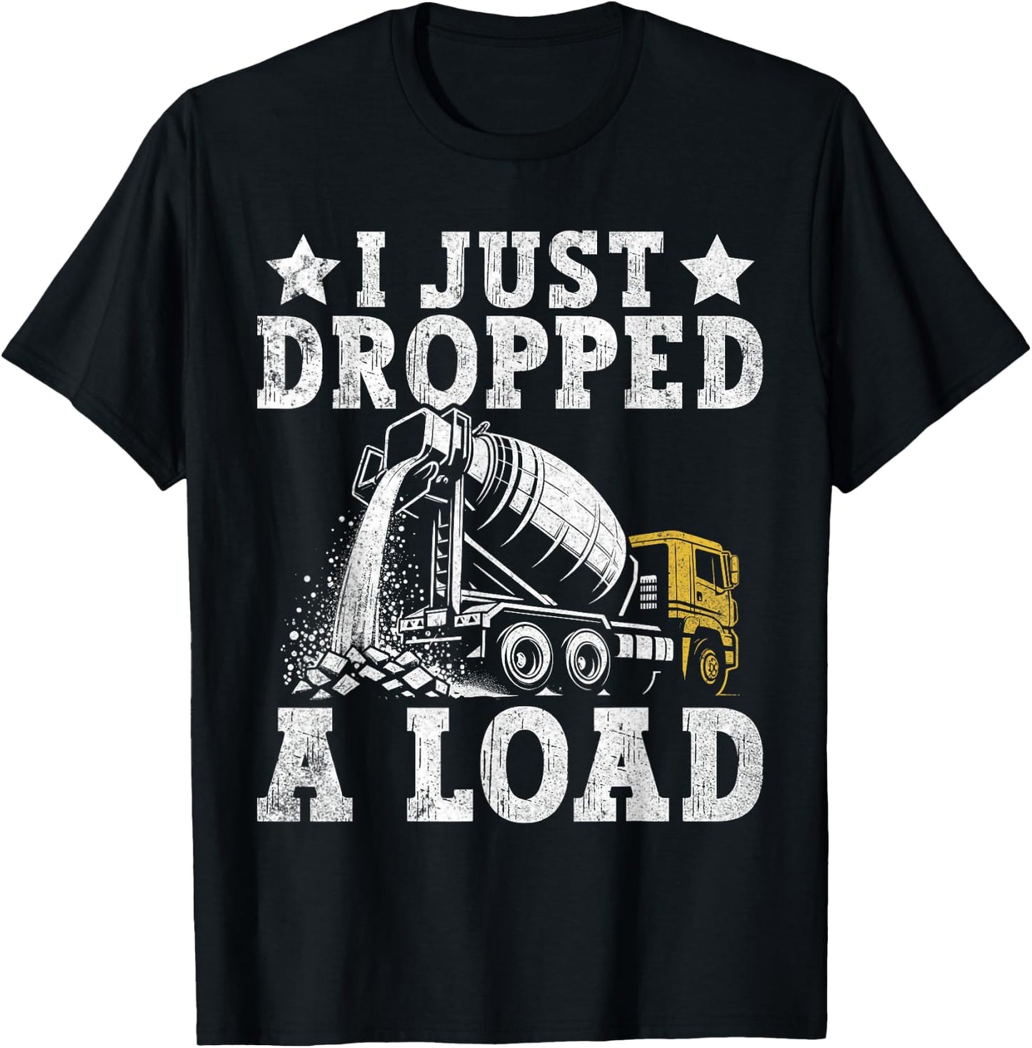 Concrete Cement Mixer Truck Driver Concrete Truck Driver T-Shirt - T-Shirt | Black