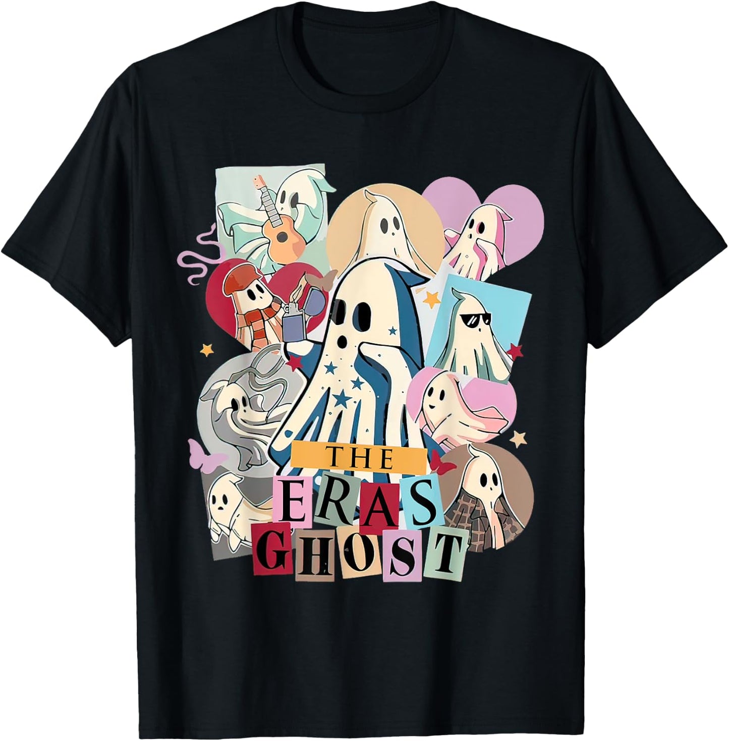 Halloween The Er@s Ghost Tour, Spooky Pumpkin Ghost T-Shirt - T-Shirt | Black