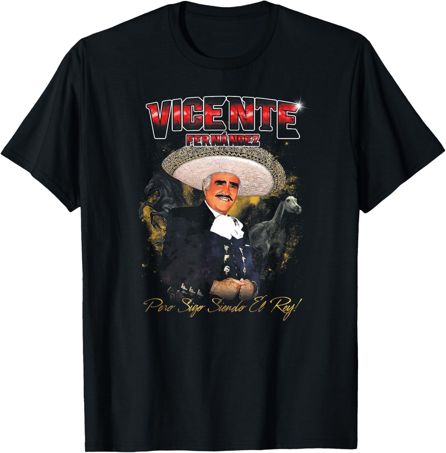 Mexican Legend Chente El Rey T-Shirt - T-Shirt | Black