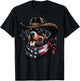 Rottweiler Cowboy 4th of July American Flag Stay Cool Men T-Shirt - T-Shirt | Black