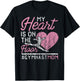 Gymnastics Mom Apparel My Heart is on the Floor T-Shirt - T-Shirt | Black