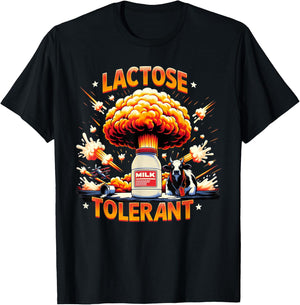 Lactose Tolerant T-Shirt - T-Shirt | Black