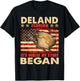 DeLand Florida USA Flag 4th Of July Men T-Shirt - T-Shirt | Black