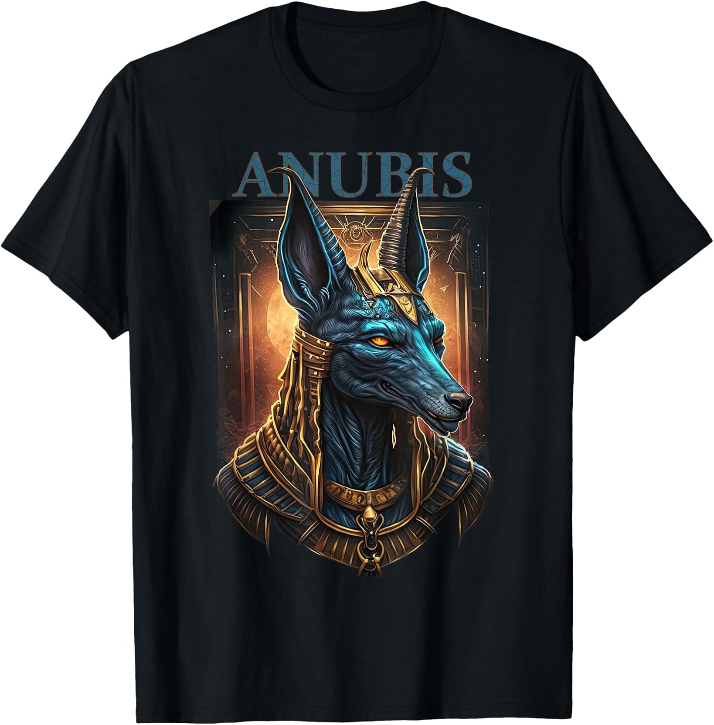 Anubis Ancient Egyptian God Of Dead Egypt Mythology Item T-Shirt - T-Shirt | Black