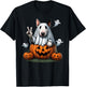 Funny Bull Terrier Ghost Boo Halloween Kids T-Shirt - T-Shirt | Black