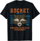 Marvel Guardians of The Galaxy Vol 2 Rocket Raccoon Skills T-Shirt - T-Shirt | Black