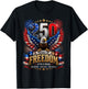 250 Years American 250th Anniversary Patriotic USA 4th July T-Shirt - T-Shirt | Black