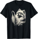 Vintage Pomeranian Dog Raising Paw Art Design Women T-Shirt - T-Shirt | Black
