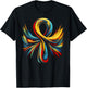 Cool Egypt Ankh Key of Life Symbol In Abstract Art Style T-Shirt - T-Shirt | Black