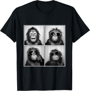 Orangutan baby sunglasses cute orangutan cute T-Shirt - T-Shirt | Black