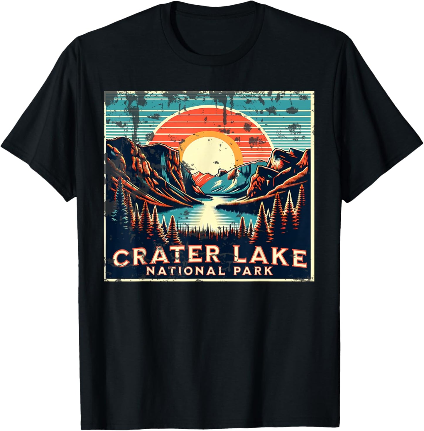 Crater Lake National Park T-Shirt - T-Shirt | Black