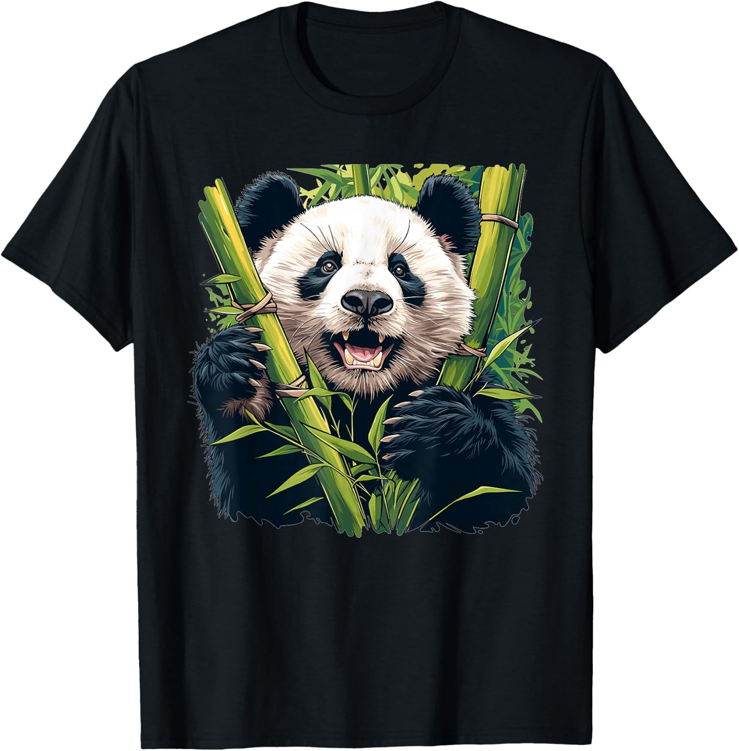 Giant Pandas Giant Panda T-Shirt - T-Shirt | Black