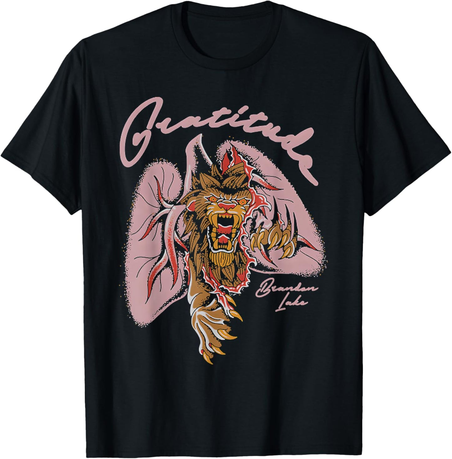 Funny Quote Gratitude God Christian Faith Inspirational T-Shirt - T-Shirt | Black