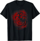 Game of Thrones Targaryen Sprayed Outline Sigil T-Shirt - T-Shirt | Black