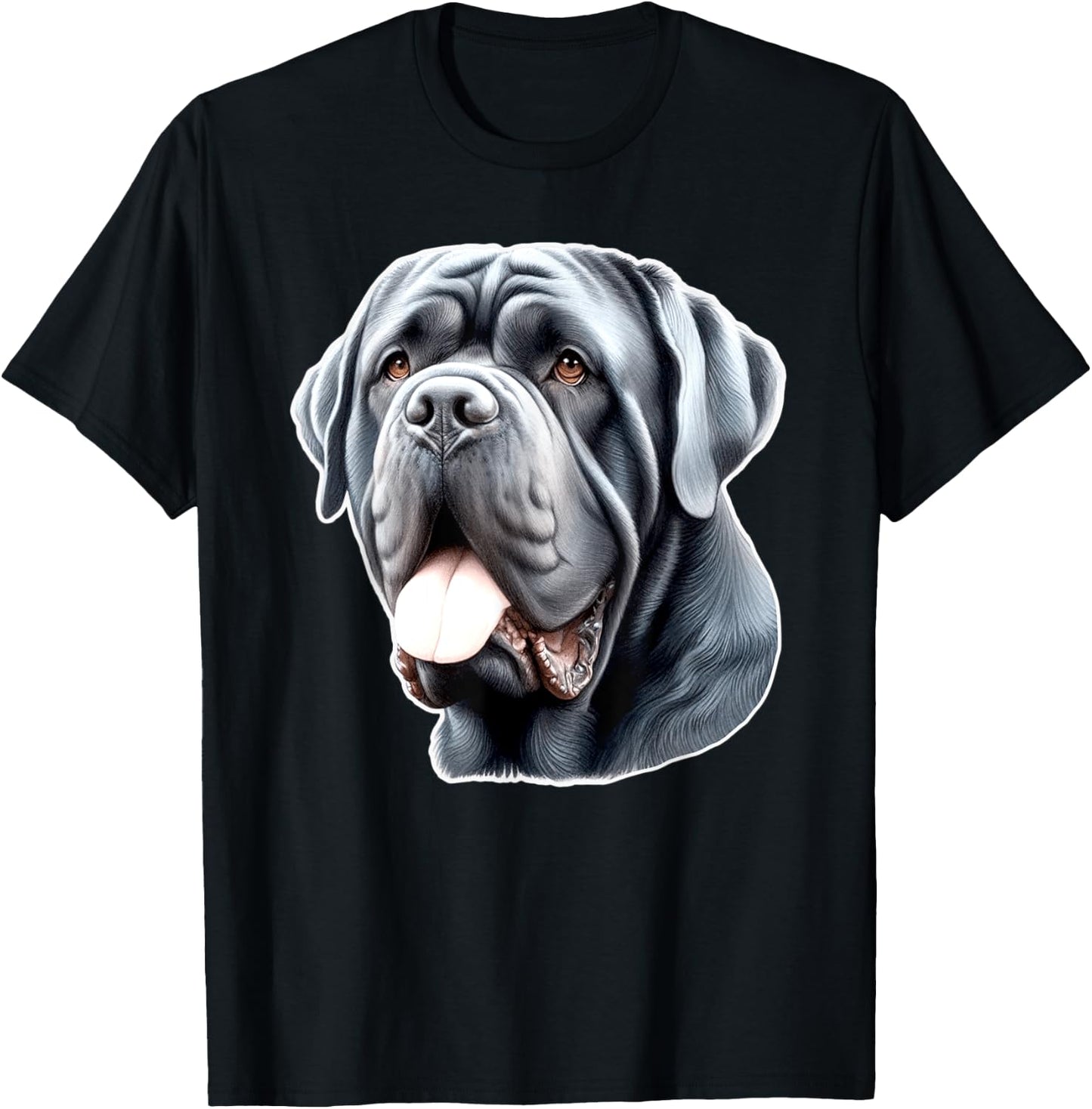 Neapolitan Mastiff Dog Men Women Kids T-Shirt - T-Shirt | Black