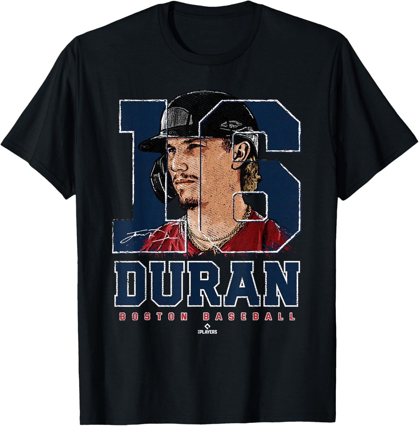 Silhouette Jarren Duran Boston MLBPA T-Shirt - T-Shirt | Black