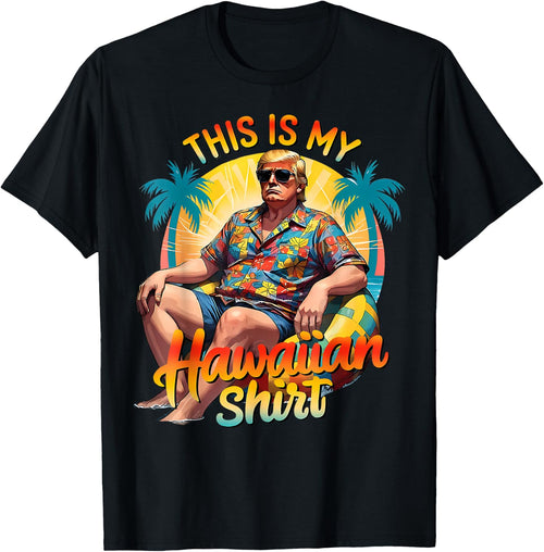 Trump 2024 This My Hawaiian Shirt Luau Costume Party Hawaii