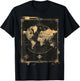 Vintage World Map Poster T-Shirt - T-Shirt | Black