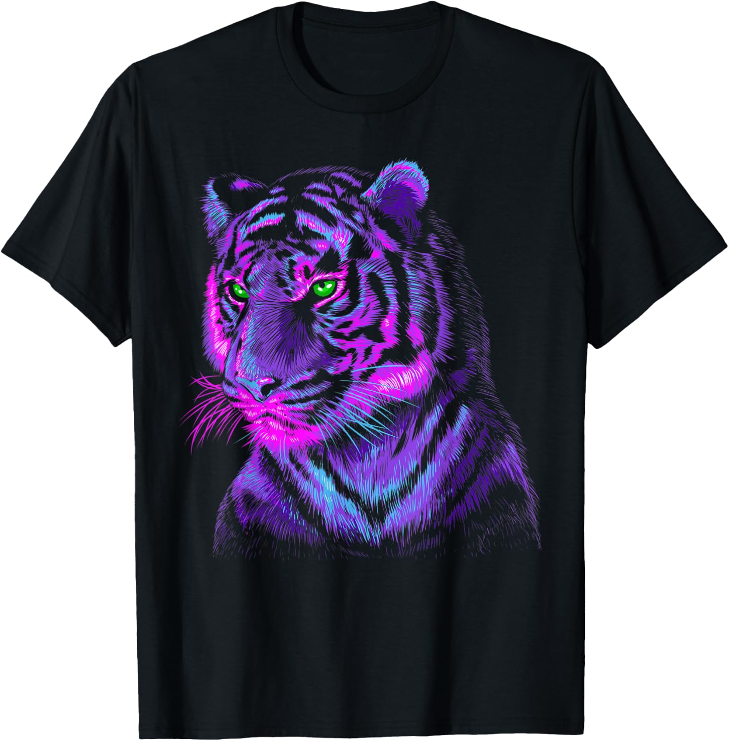 Lilac tiger T-Shirt - T-Shirt | Black