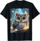 Cute Kawaii Owl T-Shirt - T-Shirt | Black