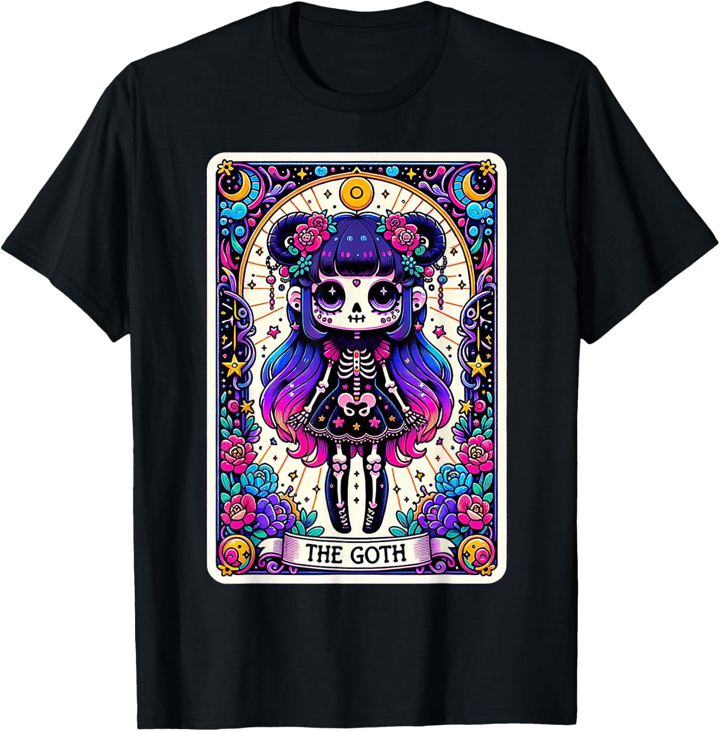 The Goth Tarot Card T-Shirt - T-Shirt | Black