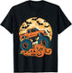 Ghost Truck Moon Pumpkin Toddler Boys Halloween Teens Kids T-Shirt - T-Shirt | Black