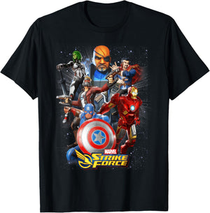 Marvel Strike Force Hero Team Up Graphic T-Shirt - T-Shirt | Black