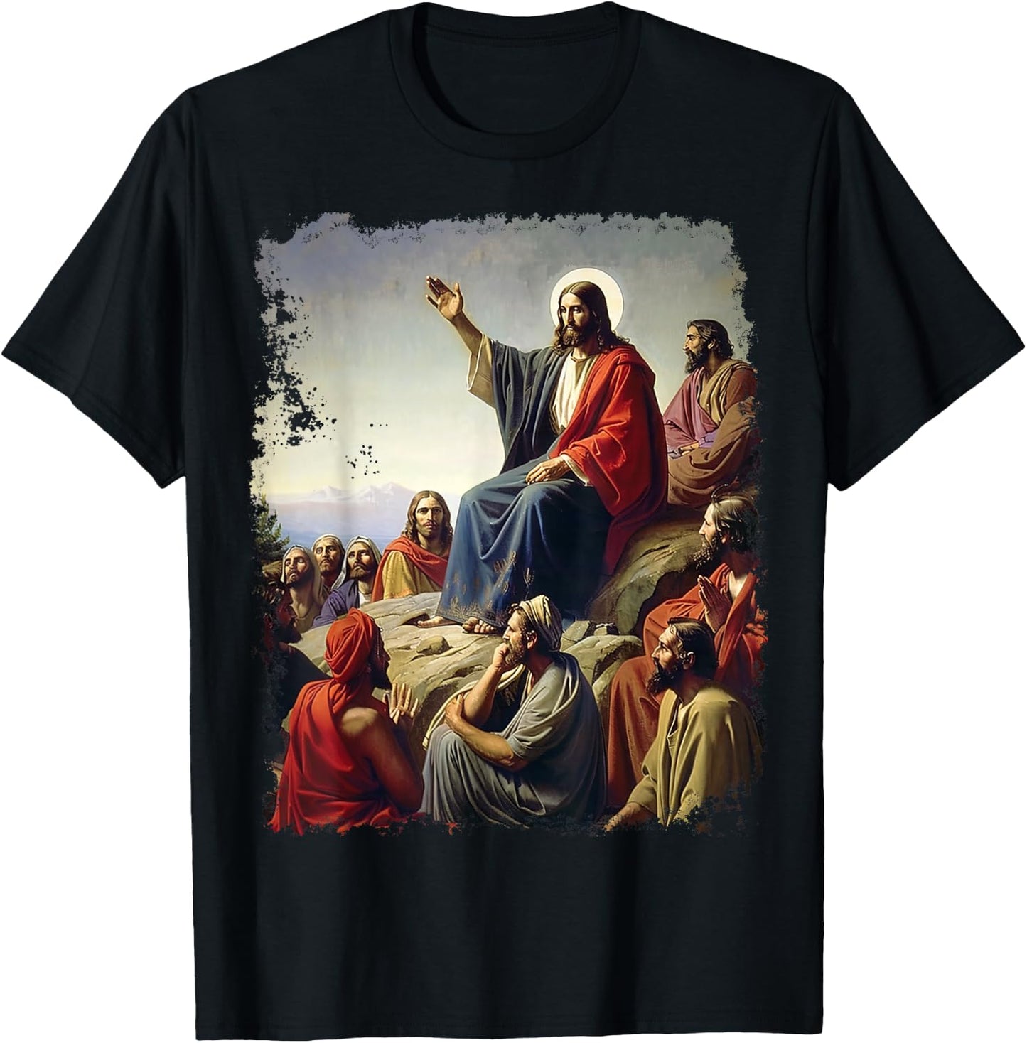 Apostle Disciple Jesus Christ Art T-Shirt - T-Shirt | Black