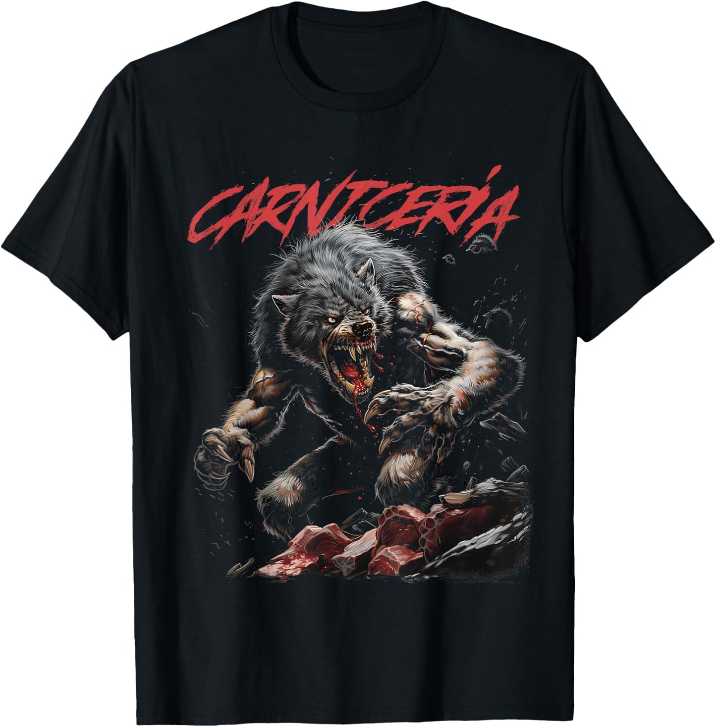 Angry Werewolf T-Shirt - T-Shirt | Black