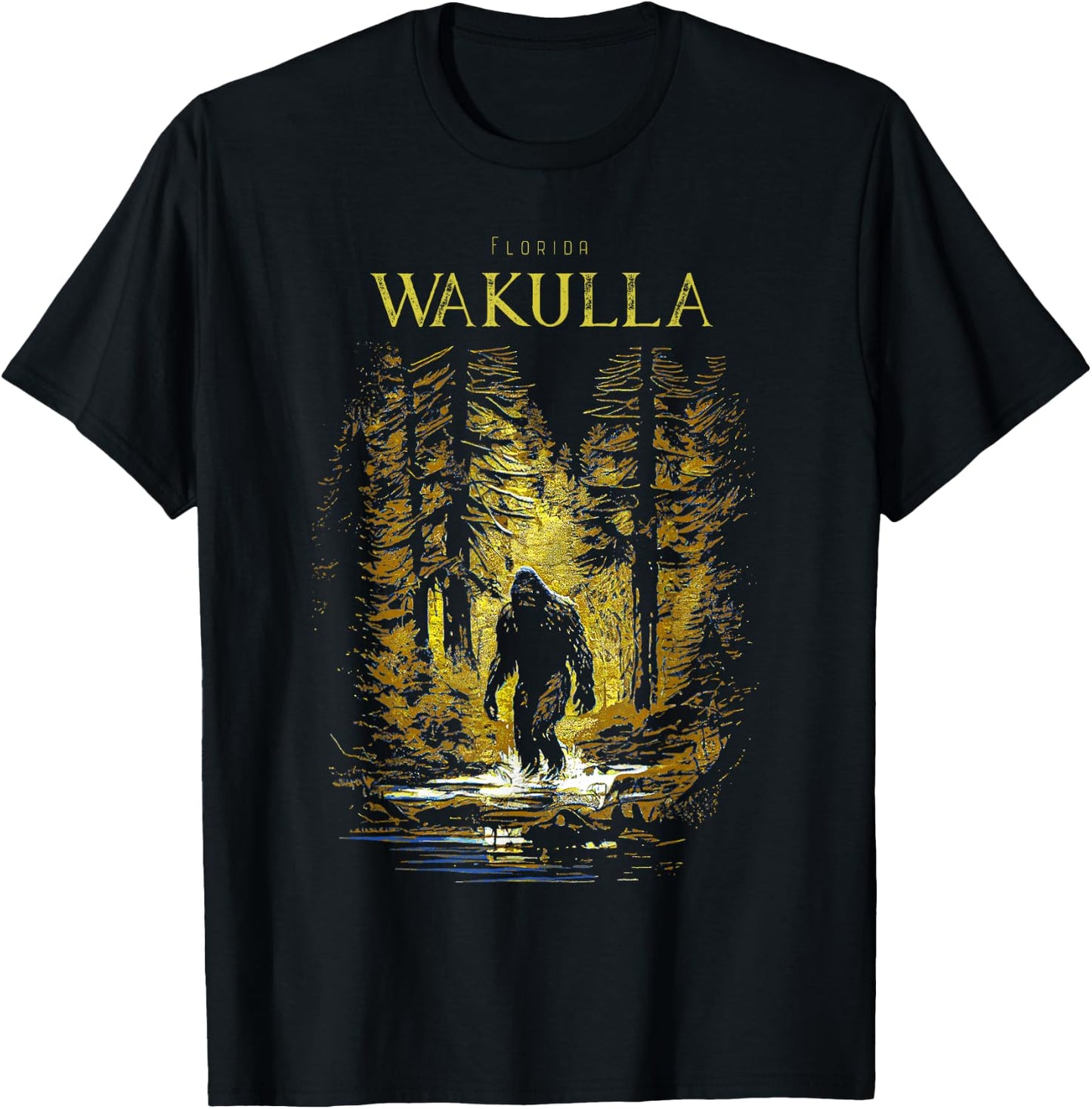 Wakulla Florida T-Shirt - T-Shirt | Black