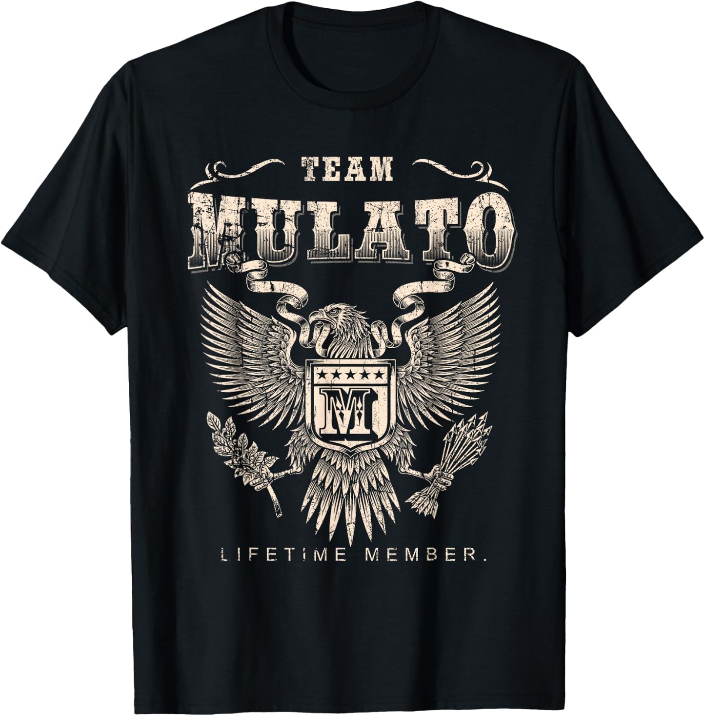 Team Mulato Lifetime Member - Mulato Name T-Shirt - T-Shirt | Black