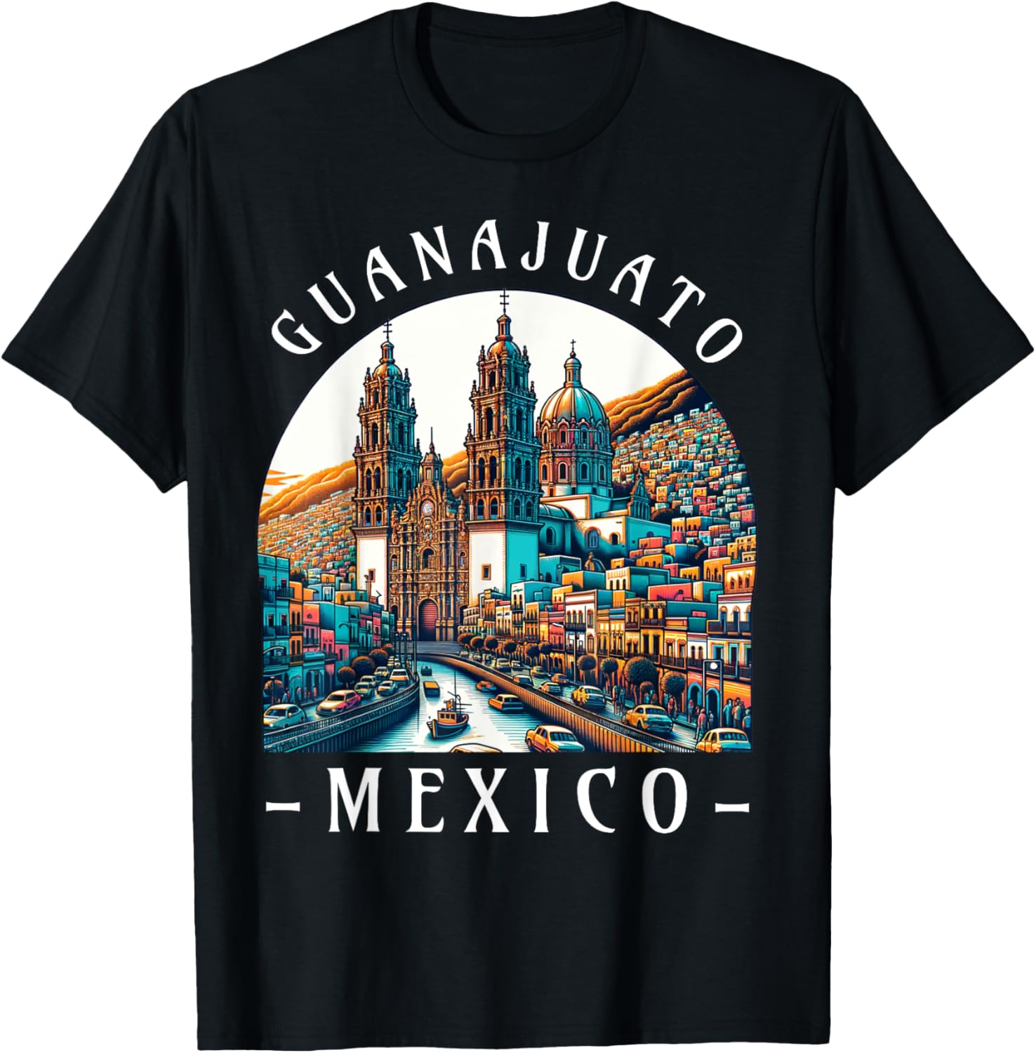 Guanajuato Mexico T-Shirt - T-Shirt | Black