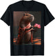 Funny Graphic Capybara T-Shirt - T-Shirt | Black