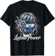 Hispanic Heritage Month Latina Power El Salvador Flag Women T-Shirt - T-Shirt | Black
