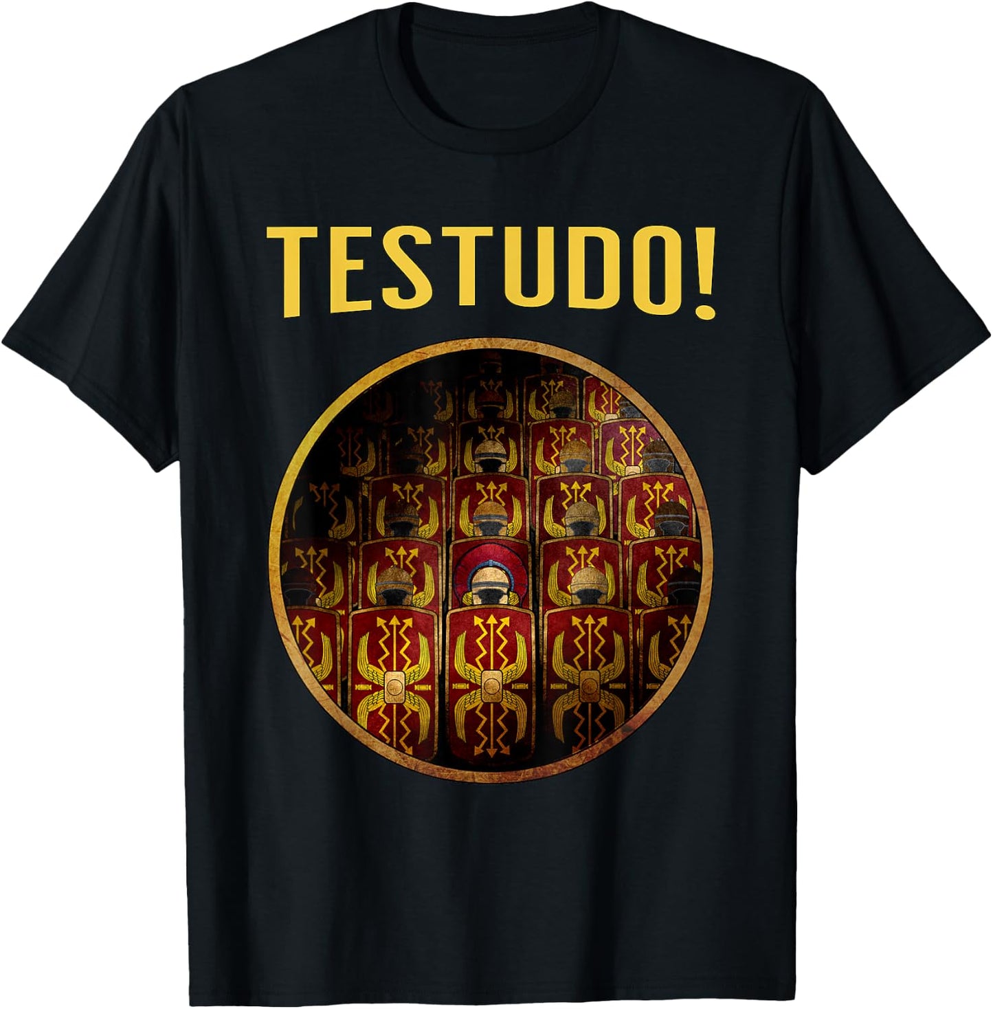 Roman Legions Testudo Ancient Roman Legionaries T-Shirt - T-Shirt | Black
