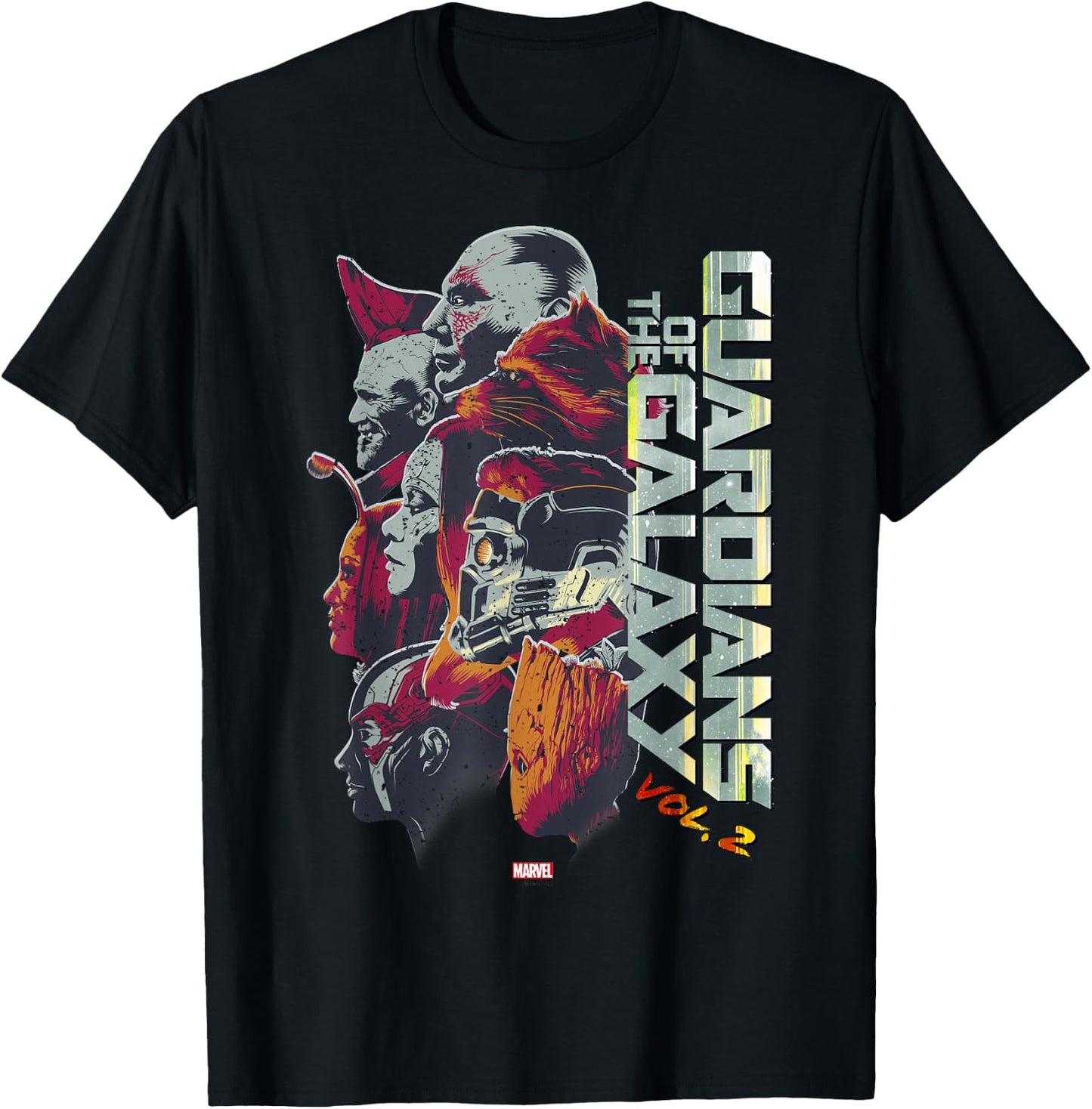 Marvel Guardians of The Galaxy Vol 2 Epic Team Profiles T-Shirt - T-Shirt | Black