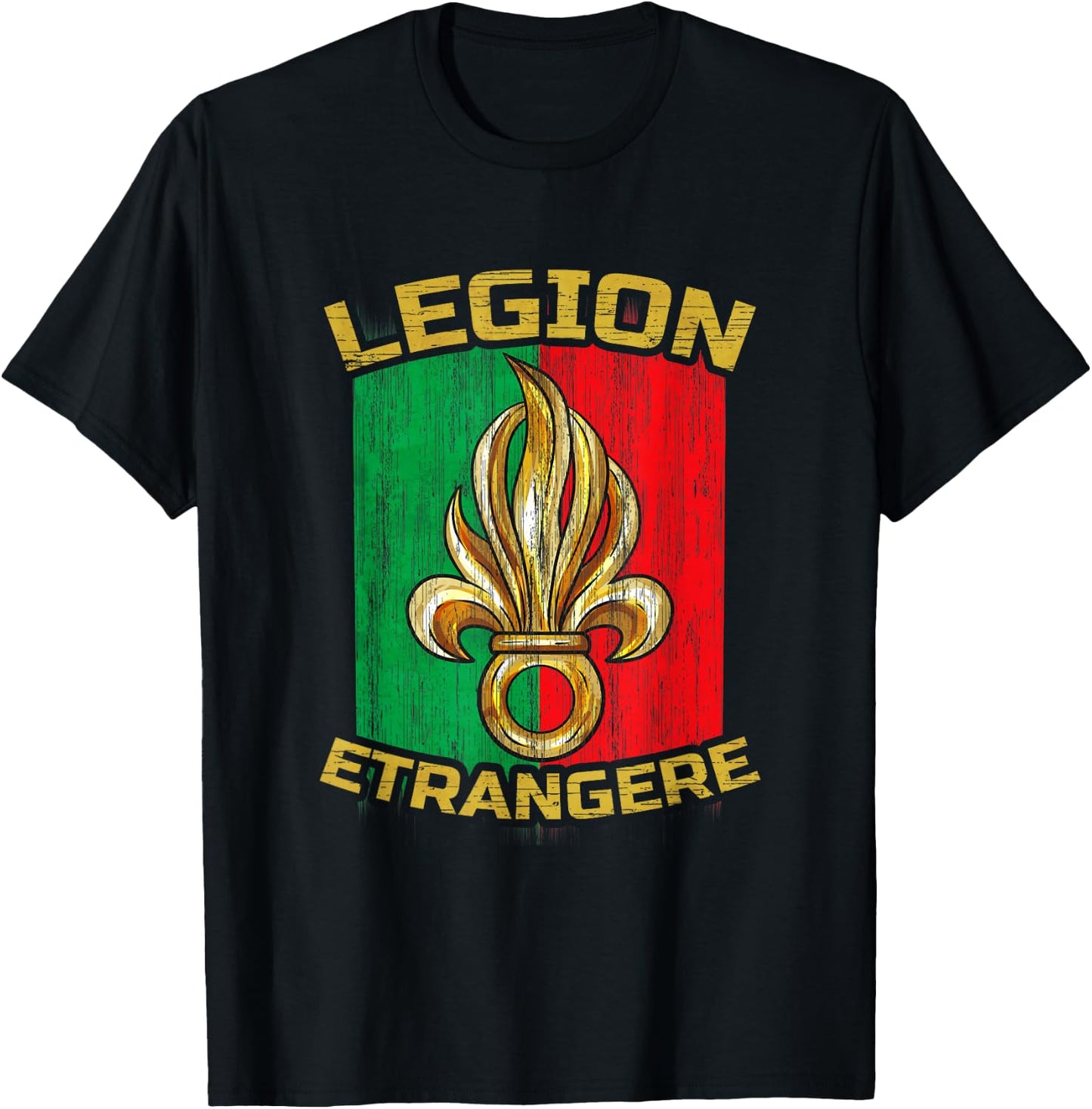Legion Etrangere French Foreign Legion Crest T-Shirt - T-Shirt | Black
